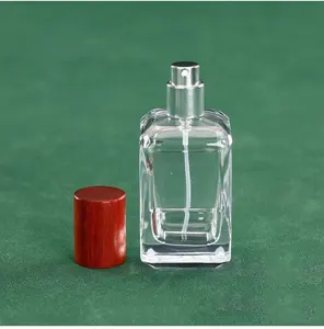 長方形ホット販売30ml 50ml 100mlオイル香水瓶高級香水瓶ボックスサンプル2024新しいデザイン