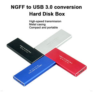 Nueva Carcasa de Aluminio para SSD M.<span class=keywords><strong>2</strong></span> NGFF, USB 3.0, 5 Gbps, Caja Externa para Disco Duro SATA/NVMe - Product Image 6