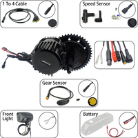Kit de Motor Eléctrico Greenpedel 8fun Bafang 48v 1000w BBSHD para Bicicleta Eléctrica con Sistema de Transmisión Media Max