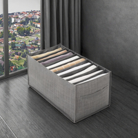 Boîte de rangement pliable multifonctionnelle pour vêtements, en tissu non tissé brillant, design minimaliste, grande capacité, sans couvercle