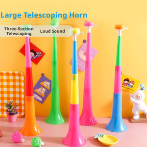 Tromba da Stadio Retrattile a 3 Sezioni per Tifosi di Calcio, Vuvuzela ad Alto Volume, Produzione OEM ODM per Feste - Product Image 2