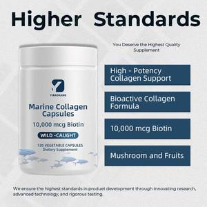 โออีเอ็มคอลลาเจนจากทะเลแคปซูลคอลลาเจนที่มีประสิทธิภาพสูงช่วยบำรุงผิวอาหารเสริมคอลลาเจนปลาทะเล - Product Image 5