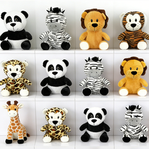 Juguetes de peluche de animales de la selva personalizados, animales de peluche del zoológico, set de peluches de safari - Product Image 1