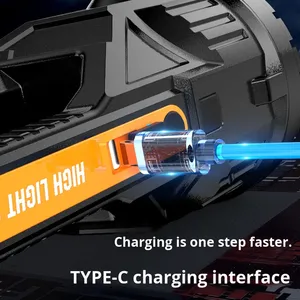 Xuyên Biên Giới Trung Quốc LED searchlight COB Side ánh sáng không thấm nước khẩn cấp xách tay ánh sáng công suất cao đèn pin ip33 đánh giá mô hình - Product Image 4