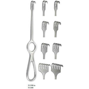 Kocher Retractor seis puntas afiladas 21,5 cm instrumentos quirúrgicos médicos calidad alemana Acero inoxidable Pakistán proveedor Mahersi - Product Image 6