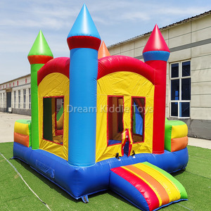 Château gonflable multicolore gonflable, toboggan d'escalade, maison gonflable <span class=keywords><strong>pour</strong></span> la <span class=keywords><strong>location</strong></span> d'<span class=keywords><strong>anniversaire</strong></span> - Product Image 3