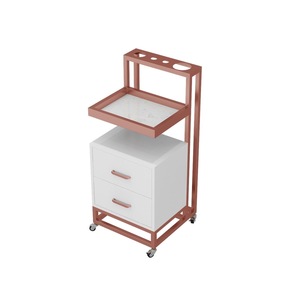 High Quality Mobile Hair Salon Styling <b>Trolley</b> Metal Car Beauty Salon <b>Tool</b> for Barbershop and Salon Furniture - Product Image 2