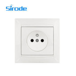 Si9206 duvar prizleri serisi avrupa standardı Modern 16A 250 1 Gang 2 Pin mevcut beyaz/gri/altın/siyah ev için yapılan PC V - Product Image 4