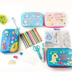 School Kids Stationery Box Big Capacity with Compartment Custom <b>Pencil</b> Case with Customized <b>Color</b> Logo for School & Office Use - Product Image 5