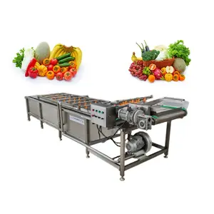 Стиральная машина для фруктов и овощей/воздушно-пузырчатая стиральная машина для овощей, Экологически чистая 400 из нержавеющей стали
