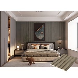 <span class=keywords><strong>Panneau</strong></span> mural en WPC cannelé de luxe, grand <span class=keywords><strong>panneau</strong></span> en liège, grille en feutre, lambris mural - Product Image 2