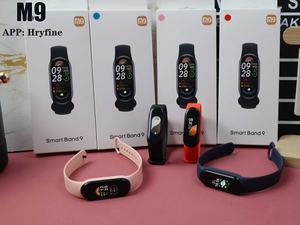 สมาร์ทแบนด์ OEM M9 นาฬิกาอัจฉริยะ สายรัดข้อมือ ตรวจวัดอัตราการเต้นของหัวใจ เครื่องเล่นเพลง รับสายโทรศัพท์ นาฬิกาโทรศัพท์ สำหรับการออกกำลังกายเพื่อสุขภาพประจำวัน - Product Image 4
