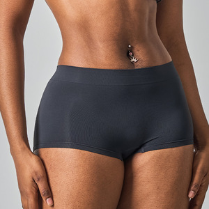 Braguitas Deportivas de Nylon para Mujer, Estilo Europeo <span class=keywords><strong>Americano</strong></span>, Sin Costuras, Cintura Media, Control de Abdomen, Levanta Glúteos, para Yoga y Fitness - Product Image 1