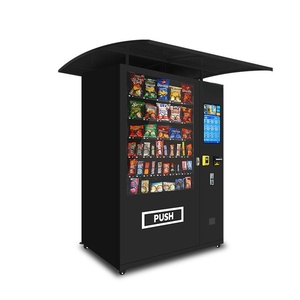 Bán chạy nhất ngoài trời Máy bán hàng tự động với đầu đọc thẻ tán hóa đơn và đồng xu chấp nhận cho Snack và đồ uống veniding máy - Product Image 1