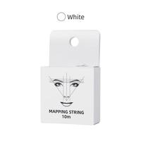 Hadiyah Beauty 10M noir blanc pré-encré Microblading sourcil marqueur fil maquillage Permanent sourcil cartographie chaîne ligne règle