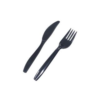 Couteau à <span class=keywords><strong>forchette</strong></span> en plastique jetable vente en gros kit de vaisselle de camping couteau à steak en plastique vaisselle emballée de fête - Product Image 2