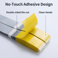 2026 Prix usine, faible MOQ, ESD, 8 mm, 508 mm de longueur, Ruban de couverture SMT, Extenseur, Acrylique thermofusible, PET simple face
