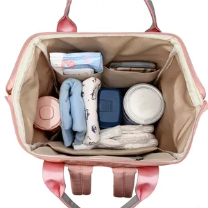 2024 özelleştirmek LOGO tasarımcı 4 in 1 su geçirmez yalıtımlı şişe askı islak anne nappy sırt çantası bebek bakımı bezi çantası