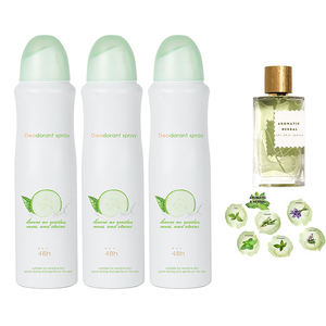 100ml OEMパラベン無アルコール0% 化学エアゾール脇の下防臭臭除去ボディスプレー - Product Image 1