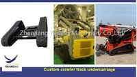 Harga pabrik crawler karet jalur undercarriage untuk crawler robot pemadam kebakaran