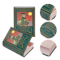 Scatole Decorative a Forma di Libro Finto con Chiusura Magnetica, Stile Vintage, Personalizzabili e Stampate, per Imballaggio e Conservazione