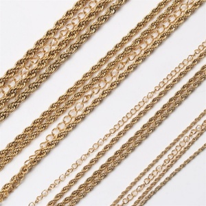 Summer Style Casual/Sporty 18k Gold Plated Charm Necklace Stainless Steel Women Accessories Link <b>Chain</b> Jewelry Anniversary XR - Product Image 3