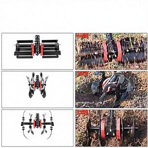 Motoculteur <span class=keywords><strong>Électrique</strong></span> Rotatif à Brancher pour Usage Agricole et Jardinage - Puissance 2800W, Boîte de Vitesses Multifonctionnelle pour Désherbage, Ameublissement du Sol et Labourage - Product Image 5