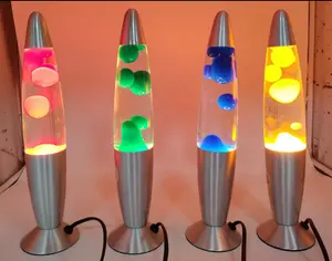 新产品13英寸熔岩灯在家庭和办公室装饰墙壁上，多色蜡瓶熔岩灯