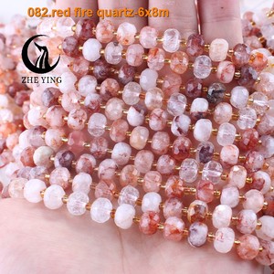 Zhe Ying 6*8mm perles <span class=keywords><strong>de</strong></span> pierre Rondelle à facettes perle <span class=keywords><strong>de</strong></span> pierre naturelle pierre précieuse perles <span class=keywords><strong>de</strong></span> pierre à facettes Rondelle en vrac pour la fabrication <span class=keywords><strong>de</strong></span> bijoux - Product Image 3