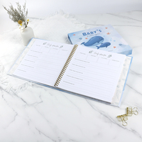 Livre de Bébé Personnalisé Impression Couleur Intégrale, Journal de Croissance, Organisateur de Souvenirs avec Coffret Cadeau
