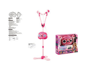 Rompecabezas <span class=keywords><strong>para</strong></span> niños, estudio educativo, aprendizaje, música ligera, micrófono dual de pierna alta, altavoz, juguetes, instrumentos musicales, juguetes <span class=keywords><strong>para</strong></span> niños - Product Image 2