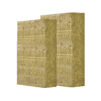 120kg M3 Panneaux Sandwich Laine De Roche 10 cm Revêtement Mural Design Carré Moderne 100mm 150mm pour Isolation Extérieure D'entrepôt