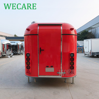 Remorque alimentaire WECARE entièrement équipée pour la vente de glaces, café, pâtisseries, pizzas, grillades, fast-food, bubble tea, avec cuisine complète