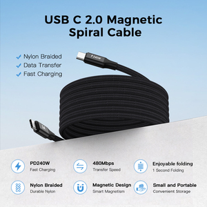Chargeur rapide USB C pour téléphone portable USB2.0 PD 60W 3A, câble USB, câble de charge rapide pour Huawei Xiaomi <span class=keywords><strong>iPhone</strong></span> 15 <span class=keywords><strong>Apple</strong></span> - Product Image 3