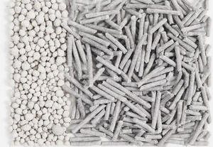 Fabrika doğrudan biyobozunur çam ahşap kedi kumu kum çevre dostu sürdürülebilir mısır nişastası Kitty Tofu malzeme - Product Image 4