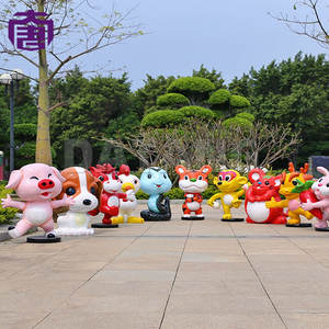 Ip65 3d <b>Rabbit</b> Zodiac Cartoon Animal Motif <b>Lamp</b> Decorative Festival Lights For Garden Villa Park And Holiday Landscape - Product Image 4