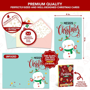 OEM nhà máy tùy chỉnh thiết kế in ấn các loại đóng hộp sang trọng vui và ưa thích giáng sinh thẻ hạn chế thiết kế với phong bì - Product Image 5