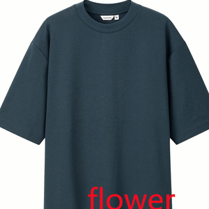 Camiseta Personalizada con Logotipo, al por Mayor, Diseño Económico, Camiseta Hip Hop de Alta Calidad para Hombre, 100% Algodón, Cuello Redondo, <span class=keywords><strong>Camisetas</strong></span> Negras y Blancas para Hombre - Product Image 3