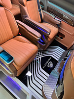 Kit de conversion intérieur complet pour Mercedes Classe V W447 à porte simple, sièges de capitaine Maybach, lit, éclairage de dôme hexagonal OEM