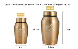 Premium Stainless Steel Pet <strong>Urns</strong> for Dogs &amp; <strong>Cats</strong> Ashes Memorials Pet Caskets Dog <strong>Urn</strong> - Product Image 5