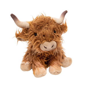 Peluche Personalizzato OEM <span class=keywords><strong>Mucca</strong></span> delle Highlands, Giocattolo Morbido e Peloso, Bambola Realistica <span class=keywords><strong>di</strong></span> <span class=keywords><strong>Mucca</strong></span> Scozzese - Product Image 1