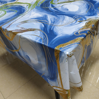 Nappe en PVC Imprimée Durable, Protection de Table Imperméable pour Usage Quotidien