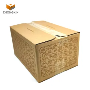 Factory direct sale custom gift mailer corrugated carton kraft paper shoes garment packaging box