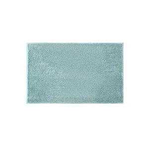 Schlussverkauf luxuriöse glänzende silberne Chenille-Badezimmer-Badewannen Anti-Rutsch-Mikrofaser waschbarer Teppich schnell trocknende wasserabsorbierende Teppiche