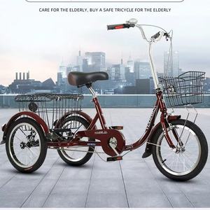 Venta caliente de buena calidad marco de acero <span class=keywords><strong>3</strong></span> ruedas bicicleta para adultos China triciclo - Product Image 3