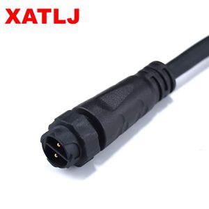 XATLJ M16 serisi 2 3 4 5 6 7 8 2 + 3 2 + 4 çekirdek erkek kadın popo hızlı kilit su geçirmez konnektör CE UL94V-0 10A - Product Image 4