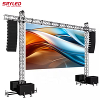 Système complet SRYLED pour écran LED de scène d'église, de sport ou de fond de scène, avec maintenance frontale, P2.6 P2.9 P3.91