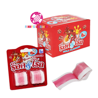 Venta al por mayor de gomitas en rollo OEM, caramelos personalizados surtidos con sabor afrutado, caramelos suaves en rollo de gelatina CC para niños
