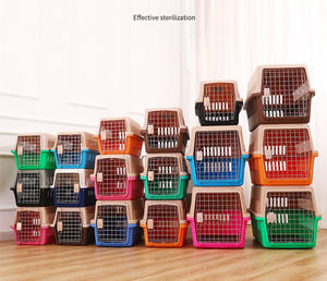 Caixas de Transporte para Cães Kingtale Designs, de Plástico, com Rodas, Aprovadas para Companhias Aéreas, com Porta de Arame - Product Image 2