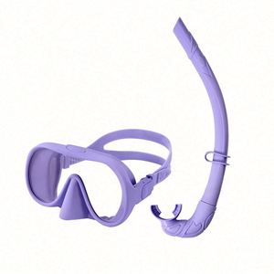 Máscara de Buceo de Silicona Líquida, Plegable, Impermeable, Ajustable, con Marco, 3 Piezas, con Cristal UV, en Oferta - Product Image 4